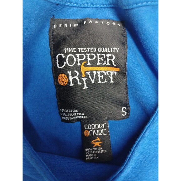 COPPER RIVET Blue Hype Utility Vest Sz S Wordwide Champ Legacy Unstoppable - Picture 9 of 10